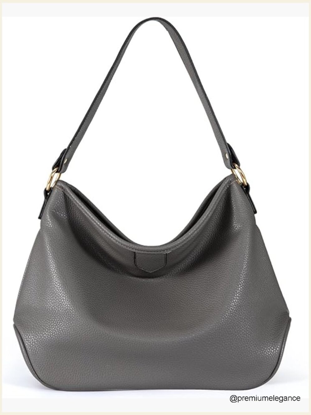 Medium Hobo Bag Crossbody Shoulder Purse Vegan Leather Work Daily Handbag